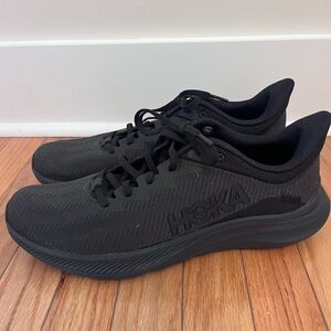 Hoka Men's Black One One Solimar Perfect Condition Size 12 Running Shoe